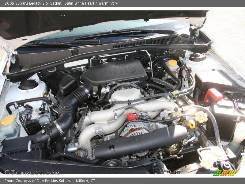 Satin White Pearl / Warm Ivory 2009 Subaru Legacy 2.5i Sedan