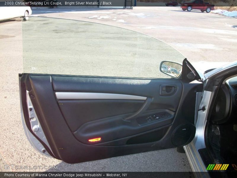 Bright Silver Metallic / Black 2003 Chrysler Sebring LXi Coupe