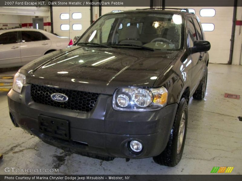 Dark Stone Metallic / Medium/Dark Pebble 2007 Ford Escape XLT