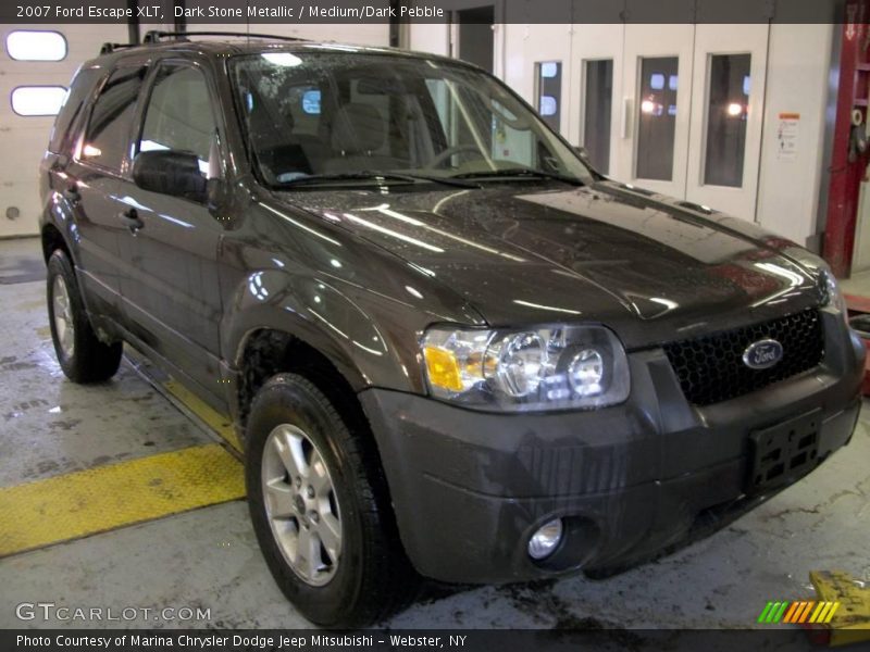 Dark Stone Metallic / Medium/Dark Pebble 2007 Ford Escape XLT