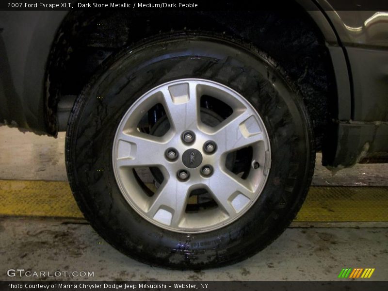 Dark Stone Metallic / Medium/Dark Pebble 2007 Ford Escape XLT