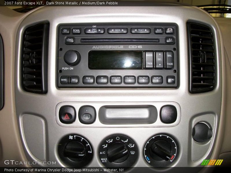 Dark Stone Metallic / Medium/Dark Pebble 2007 Ford Escape XLT