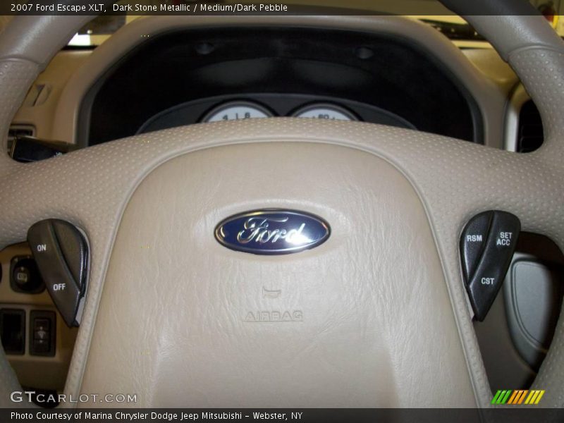 Dark Stone Metallic / Medium/Dark Pebble 2007 Ford Escape XLT
