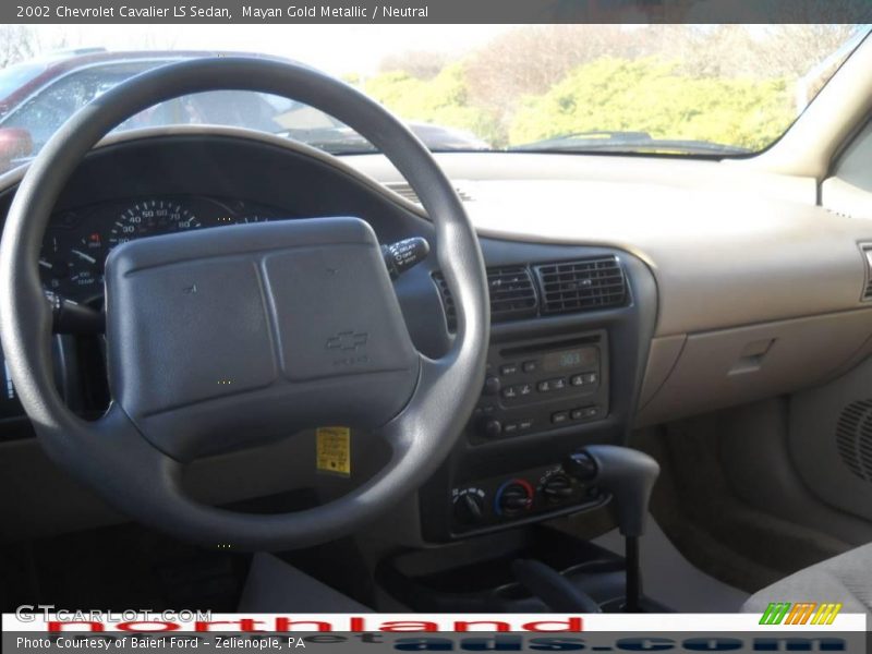 Mayan Gold Metallic / Neutral 2002 Chevrolet Cavalier LS Sedan