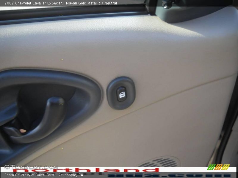 Mayan Gold Metallic / Neutral 2002 Chevrolet Cavalier LS Sedan