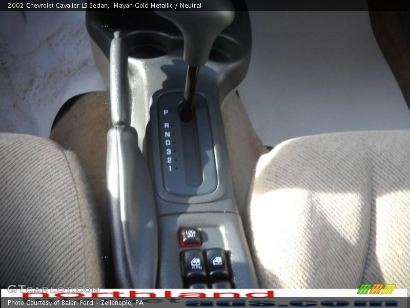 Mayan Gold Metallic / Neutral 2002 Chevrolet Cavalier LS Sedan