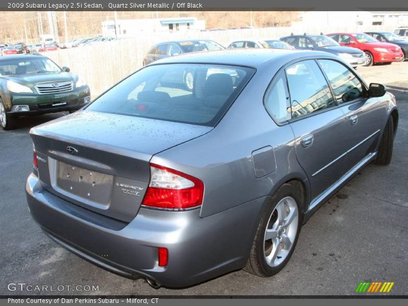 Quartz Silver Metallic / Off Black 2009 Subaru Legacy 2.5i Sedan