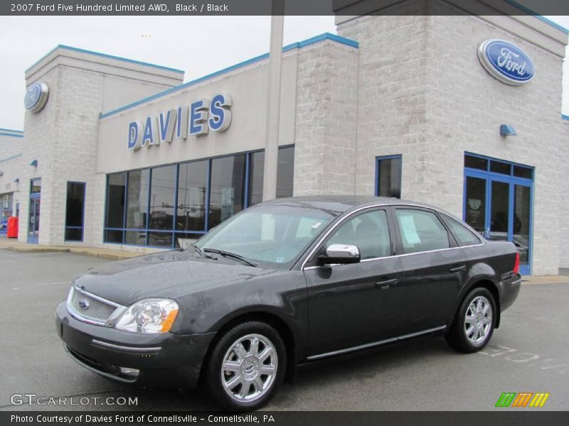 Black / Black 2007 Ford Five Hundred Limited AWD