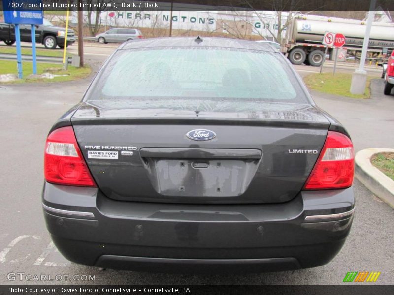 Black / Black 2007 Ford Five Hundred Limited AWD