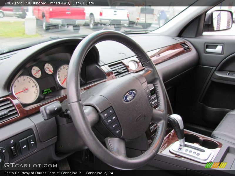 Black / Black 2007 Ford Five Hundred Limited AWD