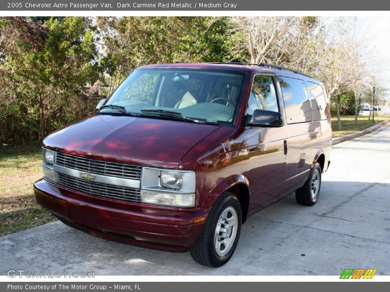 Dark Carmine Red Metallic / Medium Gray 2005 Chevrolet Astro Passenger Van