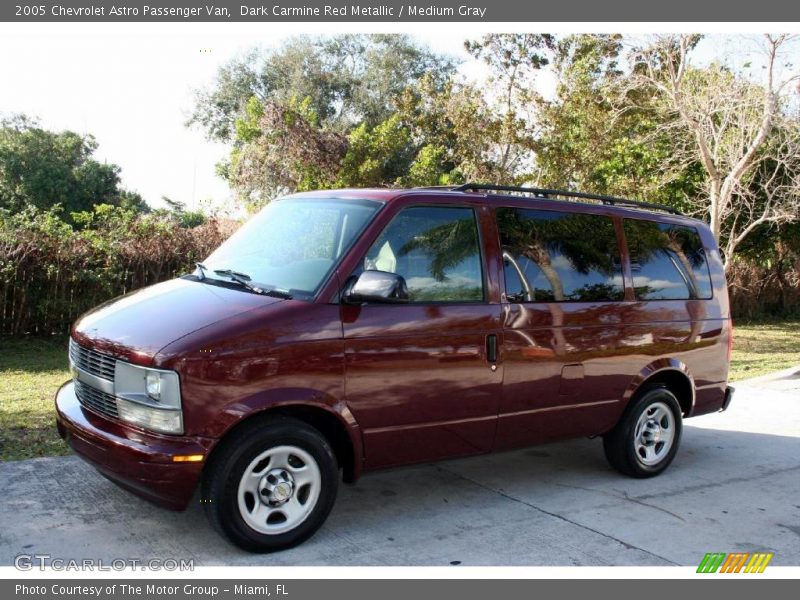 Dark Carmine Red Metallic / Medium Gray 2005 Chevrolet Astro Passenger Van