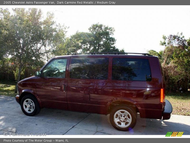 Dark Carmine Red Metallic / Medium Gray 2005 Chevrolet Astro Passenger Van