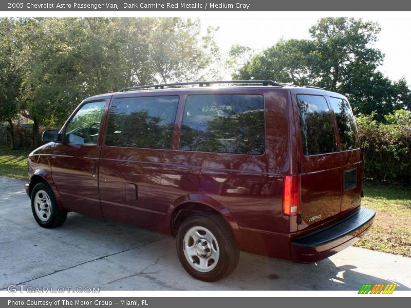 Dark Carmine Red Metallic / Medium Gray 2005 Chevrolet Astro Passenger Van
