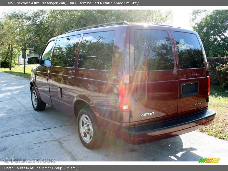 Dark Carmine Red Metallic / Medium Gray 2005 Chevrolet Astro Passenger Van