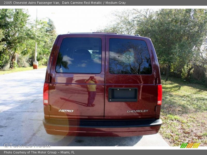 Dark Carmine Red Metallic / Medium Gray 2005 Chevrolet Astro Passenger Van