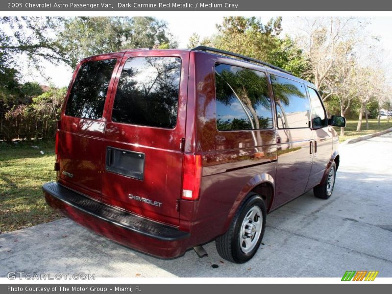 Dark Carmine Red Metallic / Medium Gray 2005 Chevrolet Astro Passenger Van