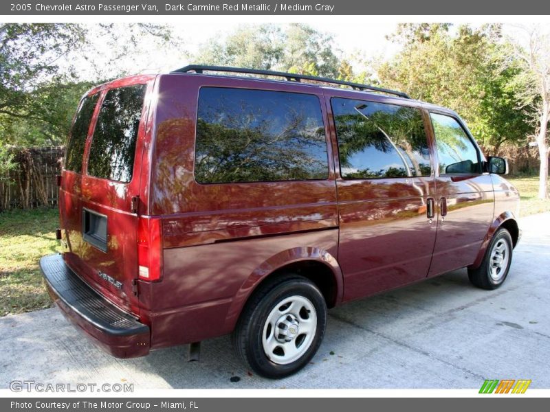 Dark Carmine Red Metallic / Medium Gray 2005 Chevrolet Astro Passenger Van