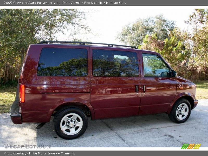 Dark Carmine Red Metallic / Medium Gray 2005 Chevrolet Astro Passenger Van