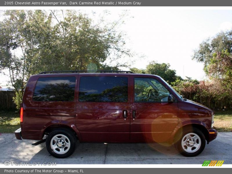 Dark Carmine Red Metallic / Medium Gray 2005 Chevrolet Astro Passenger Van