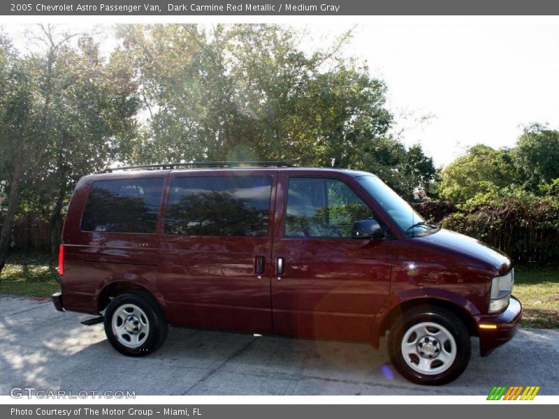 Dark Carmine Red Metallic / Medium Gray 2005 Chevrolet Astro Passenger Van