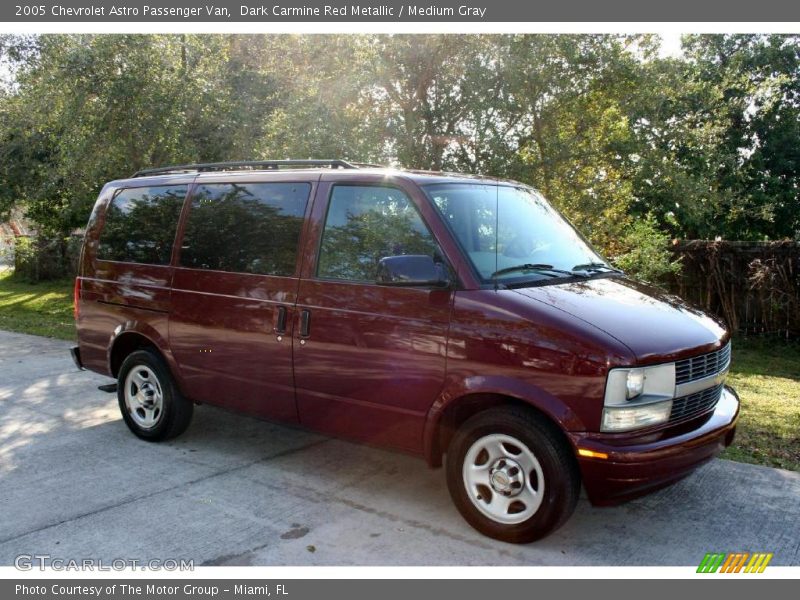 Dark Carmine Red Metallic / Medium Gray 2005 Chevrolet Astro Passenger Van