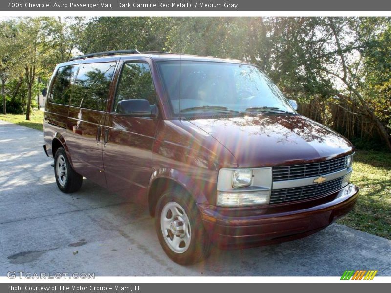 Dark Carmine Red Metallic / Medium Gray 2005 Chevrolet Astro Passenger Van