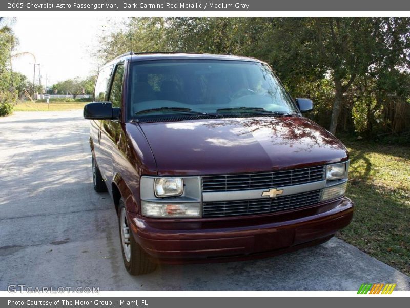 Dark Carmine Red Metallic / Medium Gray 2005 Chevrolet Astro Passenger Van