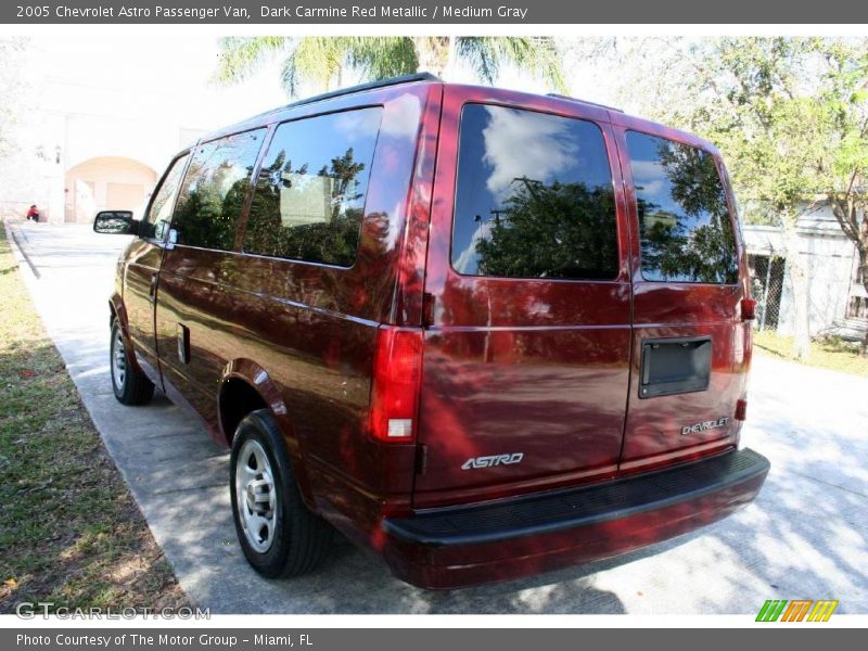 Dark Carmine Red Metallic / Medium Gray 2005 Chevrolet Astro Passenger Van