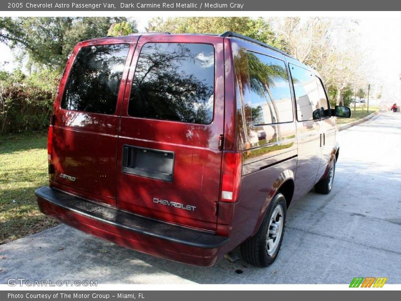Dark Carmine Red Metallic / Medium Gray 2005 Chevrolet Astro Passenger Van