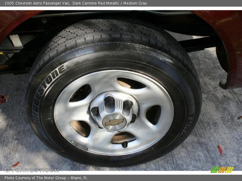 Dark Carmine Red Metallic / Medium Gray 2005 Chevrolet Astro Passenger Van