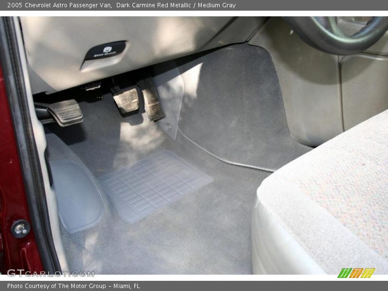 Dark Carmine Red Metallic / Medium Gray 2005 Chevrolet Astro Passenger Van