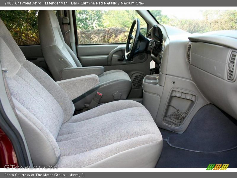 Dark Carmine Red Metallic / Medium Gray 2005 Chevrolet Astro Passenger Van