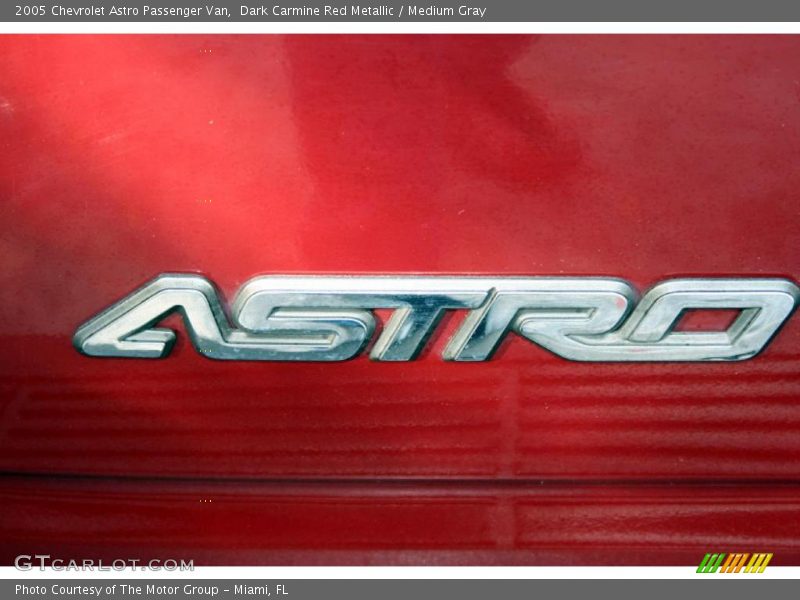 Dark Carmine Red Metallic / Medium Gray 2005 Chevrolet Astro Passenger Van