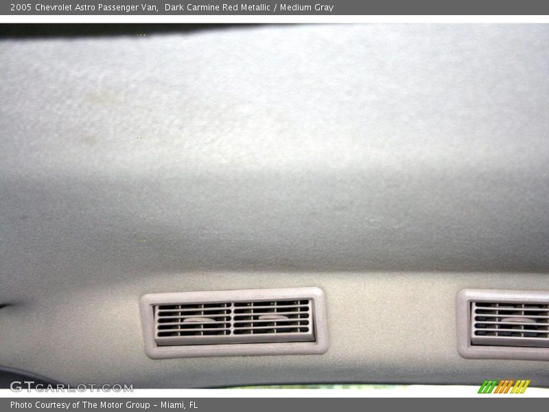 Dark Carmine Red Metallic / Medium Gray 2005 Chevrolet Astro Passenger Van