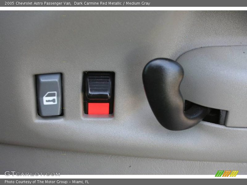 Dark Carmine Red Metallic / Medium Gray 2005 Chevrolet Astro Passenger Van