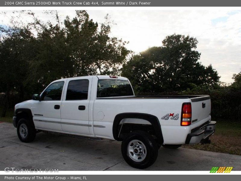 Summit White / Dark Pewter 2004 GMC Sierra 2500HD Work Truck Crew Cab 4x4