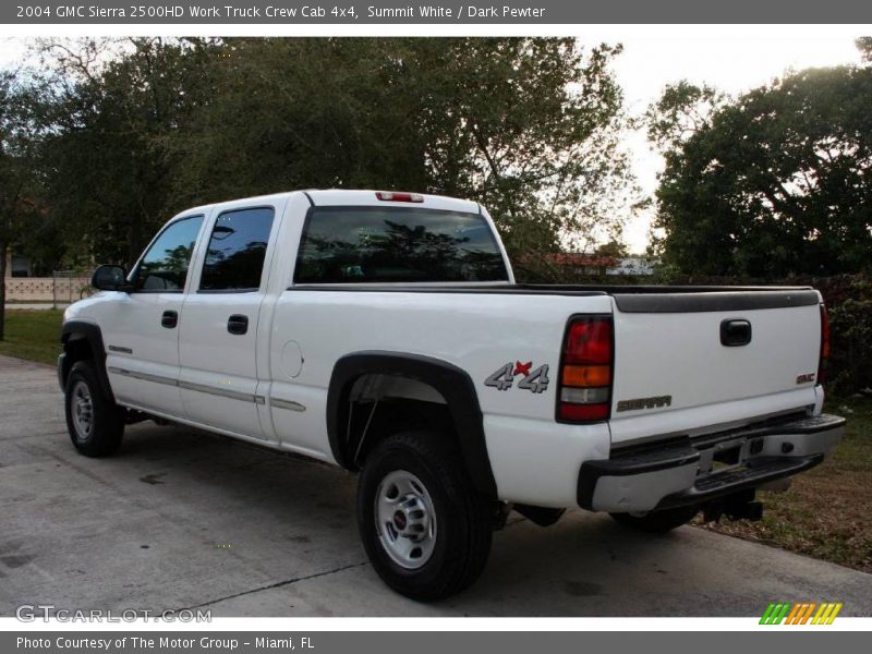 Summit White / Dark Pewter 2004 GMC Sierra 2500HD Work Truck Crew Cab 4x4