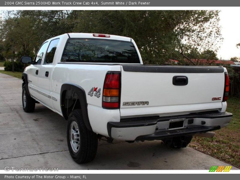 Summit White / Dark Pewter 2004 GMC Sierra 2500HD Work Truck Crew Cab 4x4