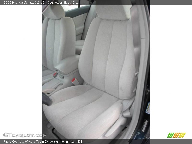 Deepwater Blue / Gray 2006 Hyundai Sonata GLS V6