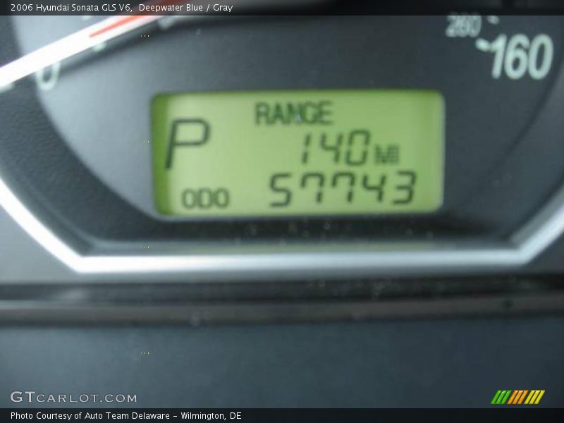 Deepwater Blue / Gray 2006 Hyundai Sonata GLS V6