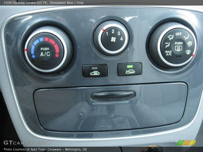 Deepwater Blue / Gray 2006 Hyundai Sonata GLS V6