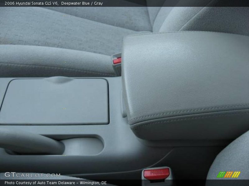 Deepwater Blue / Gray 2006 Hyundai Sonata GLS V6