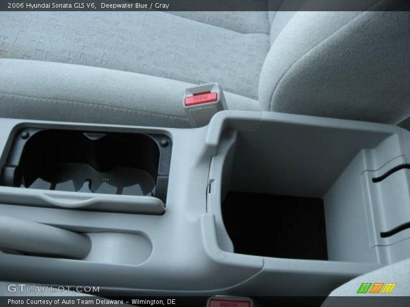Deepwater Blue / Gray 2006 Hyundai Sonata GLS V6