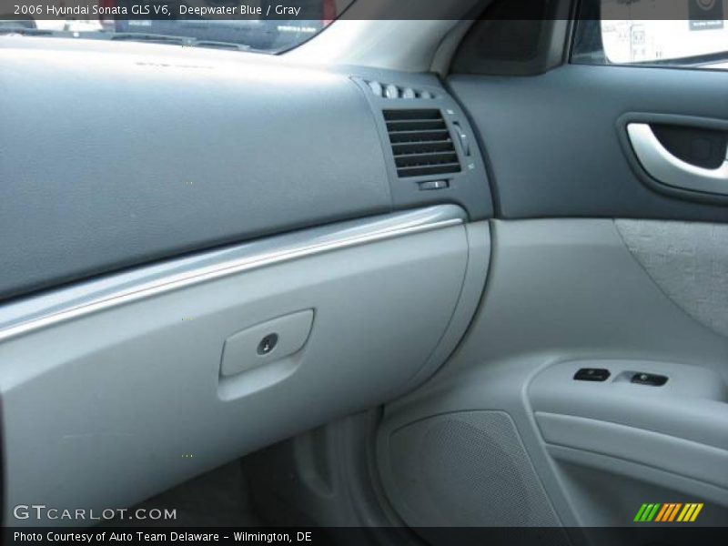 Deepwater Blue / Gray 2006 Hyundai Sonata GLS V6