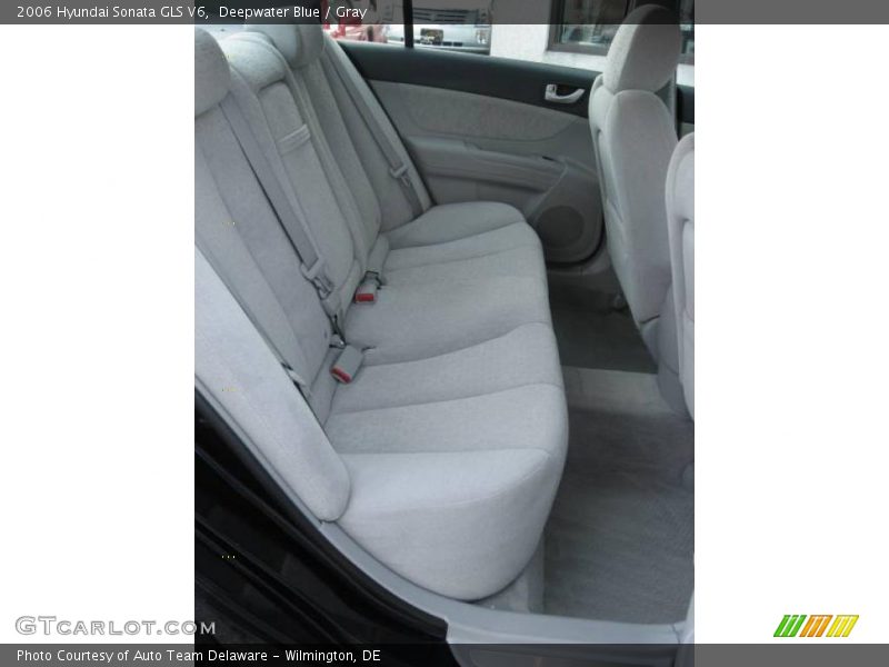 Deepwater Blue / Gray 2006 Hyundai Sonata GLS V6