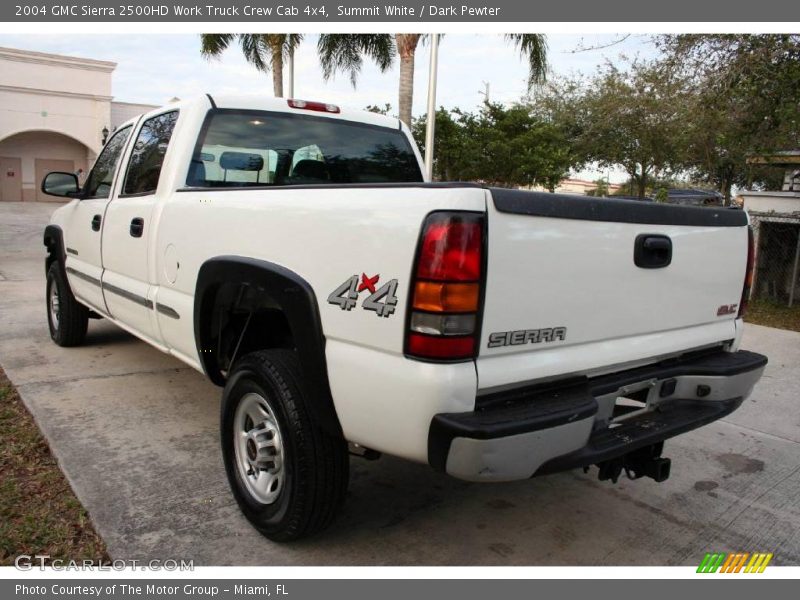 Summit White / Dark Pewter 2004 GMC Sierra 2500HD Work Truck Crew Cab 4x4