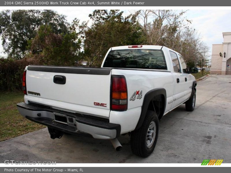 Summit White / Dark Pewter 2004 GMC Sierra 2500HD Work Truck Crew Cab 4x4