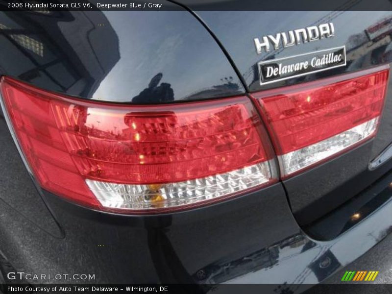 Deepwater Blue / Gray 2006 Hyundai Sonata GLS V6