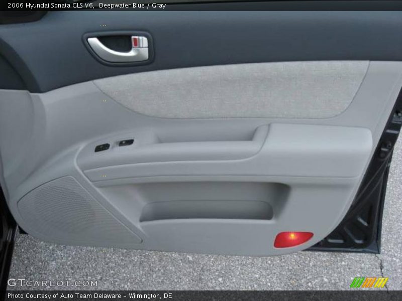 Deepwater Blue / Gray 2006 Hyundai Sonata GLS V6